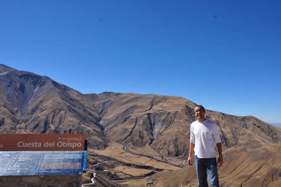 No alto da Cuesta del Obispo, no caminho entre Salta e Cachi - Argentina